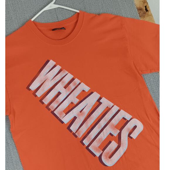 Steve & Barrys Wheaties Graphic T-Shirt Men's Large Orange Casual Cereal Logo - Picture 3 of 10